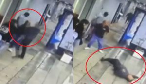 Video: le pegó a un cliente que pidió ir al baño y lo dejó en terapia intensiva