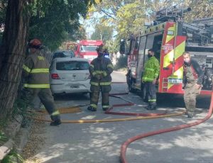 Murió un hombre al incendiarse su casa en Las Heras