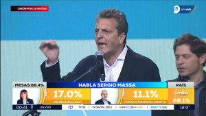 Sergio Massa: "todavía nos queda el segundo tiempo, alargue y penales"