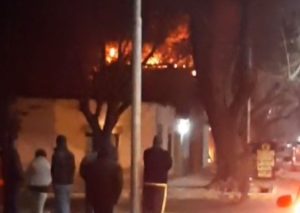 Las Heras: investigan el incendio del galpón municipal