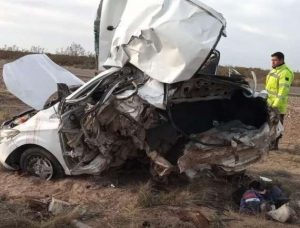 Murió un mendocino en un impresionante choque en Río Negro