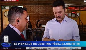 El romántico mensaje de Cristina Pérez a Luis Petri antes de las elecciones de este domingo