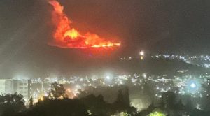 Se produjo un incendio de gran magnitud en el Pedemonte mendocino