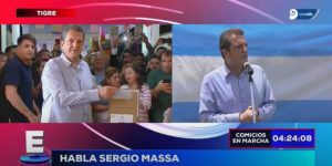 Votó Sergio Massa: "Es una elección sumamente importante"