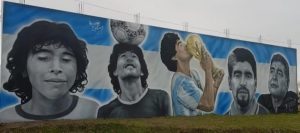 Tres años sin Maradona: murales del astro han invadido las calles en su honor