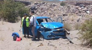 Turistas desbarrancaron en Alta Montaña y una mujer quedó gravemente herida