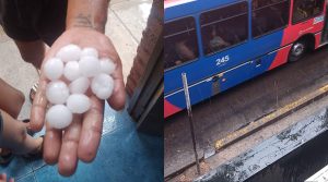 Así cae granizo en Mendoza: ¿hasta cuándo rige el alerta y en qué zonas?