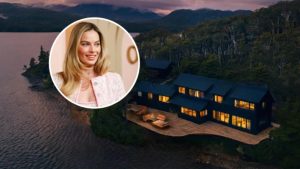 Conocé a dónde se hospeda la actriz Margot Robbie, la actriz de Barbie, en la Patagonia Argentina