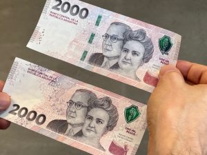 Ya circulan los billetes de $20.000: cómo reconocer los truchos de los reales