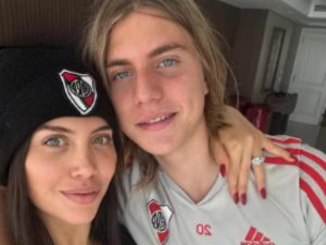 Valentino, el hijo mayor de Wanda y Maxi López, blanqueó a su novia