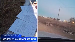 Vecinos de Fray Luis Beltrán reclaman seguridad: así ataca una banda de menores en el Acceso Este