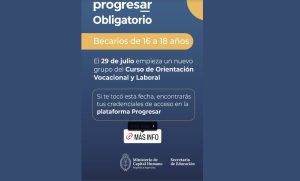 Progresar Obligatorio: este lunes comienza un curso de orientación necesario para cobrar los $20000 por mes