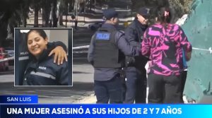 Tiros, alevosía, deudas y un terrible mensaje: cómo mató a sus dos hijos la mujer policía en San Luis