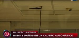 Robaron y destrozaron un cajero automático en pleno centro mendocino