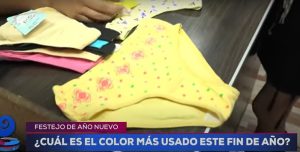 Festejo de Año Nuevo: ¿por qué el amarillo es el color de ropa interior más vendido?