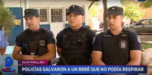 "Me puse en el lugar de un padre, como si fuera mi propio hijo": habló el Policía que le salvó la vida a un bebé en Mendoza