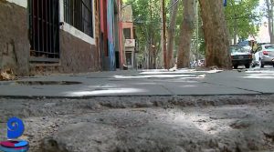 Veredas rotas en Mendoza: un problema recurrente que preocupa a los vecinos