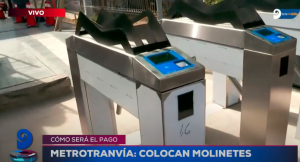 Instalan molinetes en el Metrotranvía para controlar los pagos