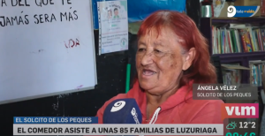"Quisiera tener mucha plata para dar más": con su jubilación mantiene un merendero y necesita ayuda