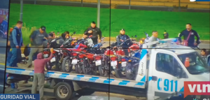 Detuvieron cerca de 50 motociclistas que hacían caravana y maniobras peligrosas en Mendoza